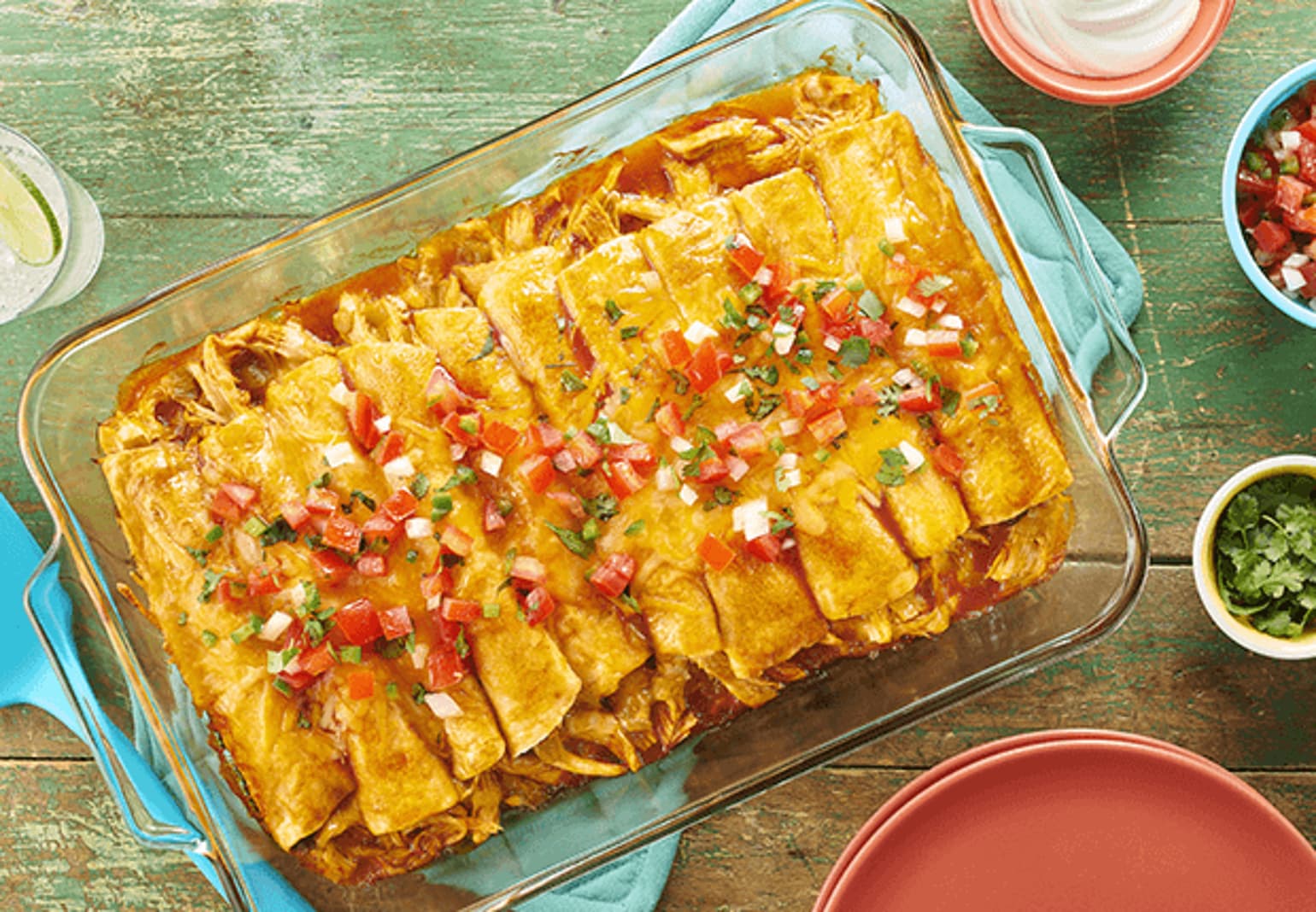 Instant Pot Chicken Enchiladas